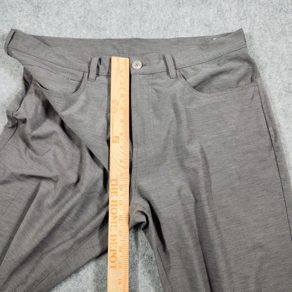 Callaway Mens 36x32 Gray Performance Stretch Golf Pants Flat Front Casual Chino - Picture 5 of 14